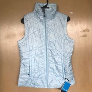 Columbia light blue vest